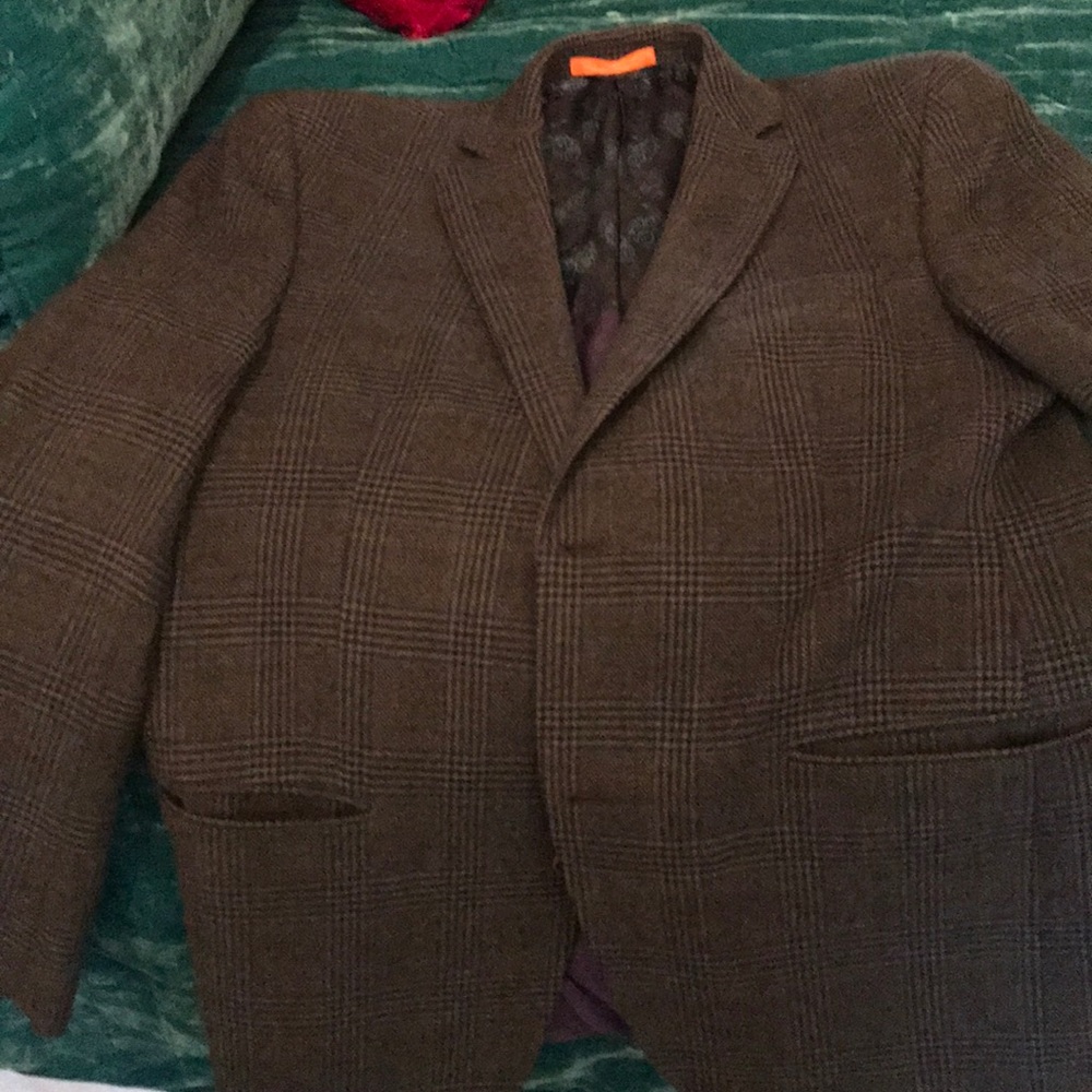 Tallia plaid suit coat